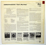 Carolyn Hester : That's My Song (LP, Mono)