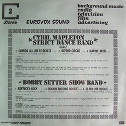 Mel Pike Boogie Factory, Cyril Mapleton Strict Dance Band, Bobby Setter Show Band* : Eurovox Sound 3 (LP)
