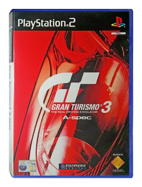 Jeu PlayStation 2 - Gran Turismo 3 - Version PAL - Bon état (sans Manuel)