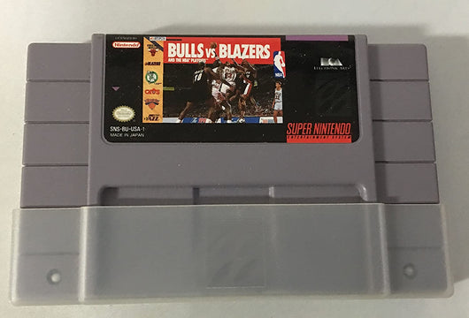 Bulls Vs Blazers & the NBA Playoffs - Snes NTSC