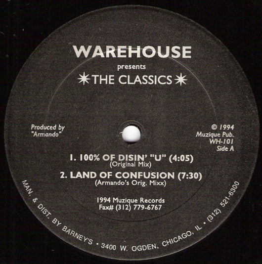Armando : Warehouse Presents *The Classics* (12