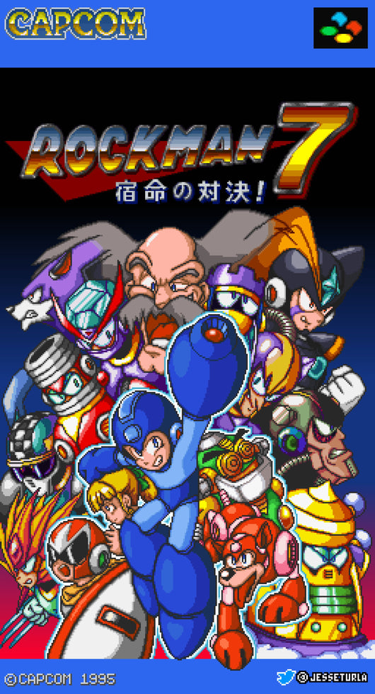 Mega Man 7 - Snes (Japanese)