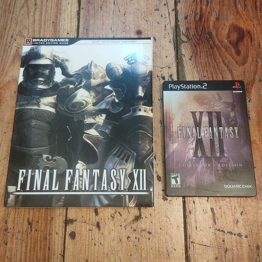 Final Fantasy XII Collectors Edition Tin & Limited Edition Guide Bundle