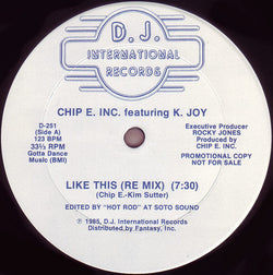 Chip E Featuring K-Joy - Like This 7