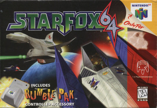 Star Fox 64 Boxed complete with Rumble Pak - N64 NTSC