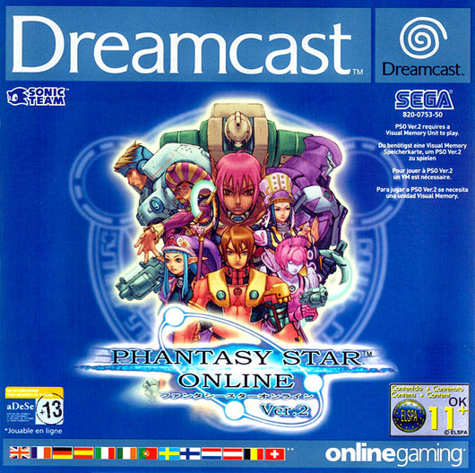 Phantasy Star Online Version 2 - Dreamcast