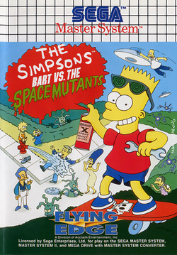 The Simpsons: Bart Vs The Space Mutants - Master System